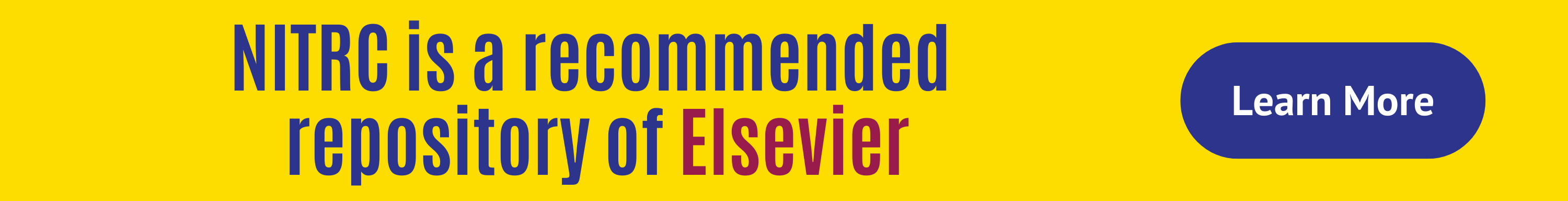NITRC Recommended by Elsevier