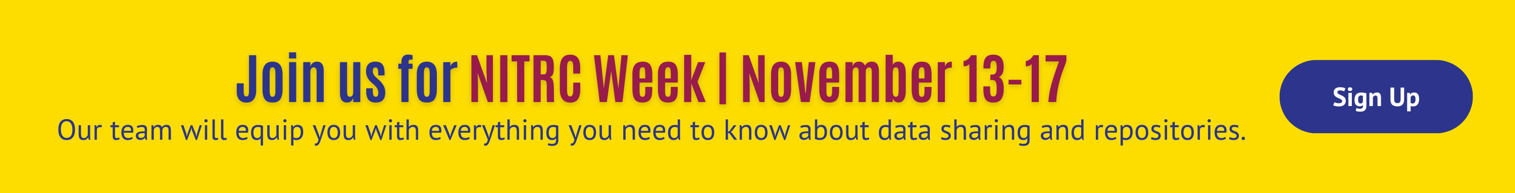 Join Us for NITRC Week